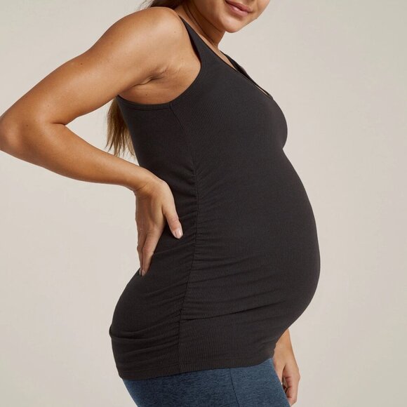 Beyond Yoga In A Cinch Low V Maternity Tank XL - Picture 1 of 10